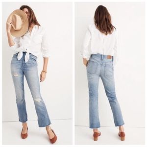 Madewell | Rigid Demi-boot Crop Jeans Size 23